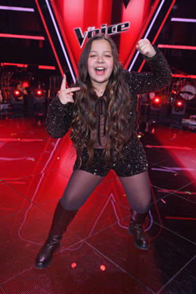 Candidate Danaya THE VOICE KIDS FINALE 2026 at Studio Berlin Adlershof in Berlin on 03 04 2026