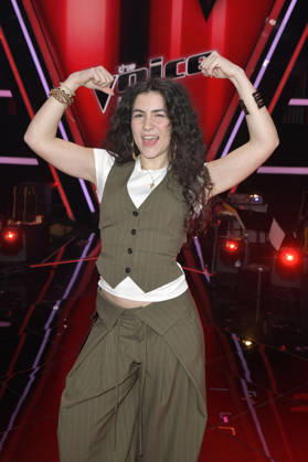 Marie from Team Leony at the photocall with the finalists and coaches of the 14th season of the TV show The Voice Kids in Studio H Berlin Adlershof Berlin, 03 04 2026 Foto:xM.xBehrensx xFuturexImagex kids_6460