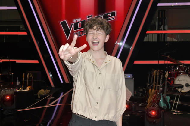 Max from Team Leony at the photocall with the finalists and coaches of the 14th season of the TV show The Voice Kids in Studio H Berlin Adlershof Berlin, 03 04 2026 Foto:xM.xBehrensx xFuturexImagex kids_6485