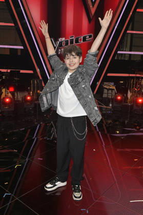 Renat from Team Michael Patrick at the photocall with the finalists and coaches of the 14th season of the TV show The Voice Kids in Studio H Berlin Adlershof Berlin, 03 04 2026 Foto:xM.xBehrensx xFuturexImagex kids_6497