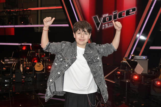 Renat from Team Michael Patrick at the photocall with the finalists and coaches of the 14th season of the TV show The Voice Kids in Studio H Berlin Adlershof Berlin, 03 04 2026 Foto:xM.xBehrensx xFuturexImagex kids_6500