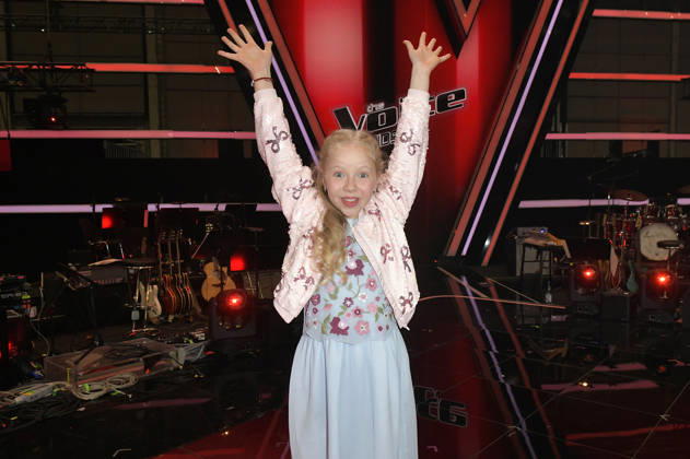 Hedi from Team Michael Patrick at the photocall with the finalists and coaches of the 14th season of the TV show The Voice Kids in Studio H Berlin Adlershof Berlin, 03 04 2026 Foto:xM.xBehrensx xFuturexImagex kids_6506