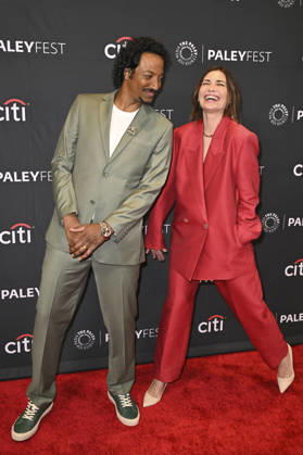 Samba Schutte and Karolina Wydra at the screening of the Apple TV series Pluribus at the 43 PaleyFest LA 2026 at the Dolby Theatre Los Angeles, 04 04 2026 Foto:xD.xStarbuckx xFuturexImagex pluribus_6433
