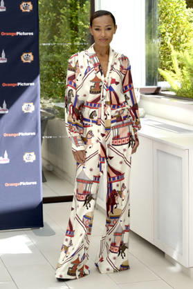 Melanie Liburd at the photocall for the movie A Year in London at the Hotel Le Meridien Visconti Rome, 07 04 2026 Foto:xA.xM.xTinghinox xFuturexImagex year_6427