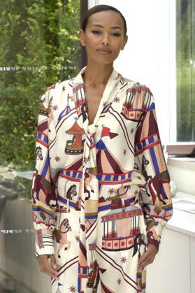 Melanie Liburd at the photocall for the movie A Year in London at the Hotel Le Meridien Visconti Rome, 07 04 2026 Foto:xA.xM.xTinghinox xFuturexImagex year_6428