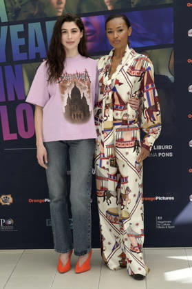 Nina Pons and Melanie Liburd at the photocall for the movie A Year in London at the Hotel Le Meridien Visconti Rome, 07 04 2026 Foto:xA.xM.xTinghinox xFuturexImagex year_6450