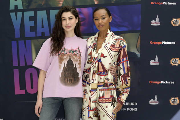 Nina Pons and Melanie Liburd at the photocall for the movie A Year in London at the Hotel Le Meridien Visconti Rome, 07 04 2026 Foto:xA.xM.xTinghinox xFuturexImagex year_6452
