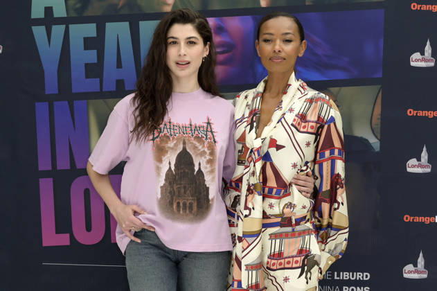 Nina Pons and Melanie Liburd at the photocall for the movie A Year in London at the Hotel Le Meridien Visconti Rome, 07 04 2026 Foto:xA.xM.xTinghinox xFuturexImagex year_6453