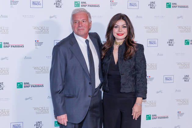 News - Photocall - Rendez-Vous Giannandrea Pecorelli and Marika Micalizzi attend the photocall for the presentation of the 16th edition of French film festival Rendez-Vous on April 07, 2026 in the French Embassy at Palazzo Farnese in Rome, Italy Rome Palazzo Farnese Italy Copyright: xEmanuelaxVertollix xLiveMediax LPN_2378723
