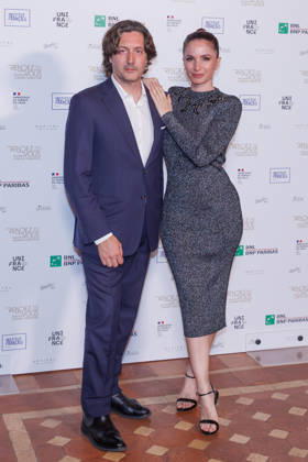 News - Photocall - Rendez-Vous Jerome Macario and Andrea Delogu attend the photocall for the presentation of the 16th edition of French film festival Rendez-Vous on April 07, 2026 in the French Embassy at Palazzo Farnese in Rome, Italy Rome Palazzo Farnese Italy Copyright: xEmanuelaxVertollix xLiveMediax LPN_2378734