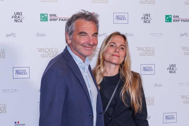 Photo IPP Emanuela Vertolli Gruppo Editoriale LiveMedia Rome 07 04 2026 In the photo Nicola Giuliano and Ludovica Rampoldi attend the photocall for the presentation of the 16th edition of French film festival Rendez Vous on April 07, 2026 in the French Embassy at Palazzo Farnese in Rome, Italy Italy Photo Press World Copyright Photocall Rendez Vous News