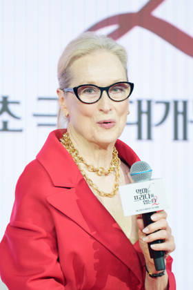 The Devil Wears Prada 2 film press conference SEOUL, SOUTH KOREA, APR 08: American actress Meryl Streep during The Devil Wears Prada 2 film press conference at the Four Seasons Hotel Seoul in Seoul, South Korea, on April 08, 2026. Seoul the Four Seasons Hotel Seoul South Korea 8267_286914 Copyright: xStevexChoxKyewoong PentaxPressx