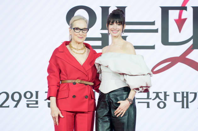 The Devil Wears Prada 2 film press conference SEOUL, SOUTH KOREA, APR 08: Meryl Streep, Anne Hathaway during The Devil Wears Prada 2 film press conference at the Four Seasons Hotel Seoul in Seoul, South Korea, on April 08, 2026. Seoul the Four Seasons Hotel Seoul South Korea 8267_286923 Copyright: xStevexChoxKyewoong PentaxPressx