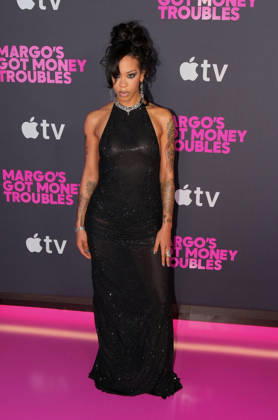 NEW YORK, NEW YORK - APRIL 08: Rico Nasty at Apple s Margo s Got Money Troubles premiere at Regal Union Square on April 08, 2026 in New York City.. Credit: Chris Gonzalez USA - ZUMAa123 20260408_zaa_a123_395 Copyright: xAdMediax