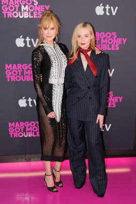 NEW YORK, NEW YORK - APRIL 08: Nicole Kidman & Elle Fanning at Apple s Margo s Got Money Troubles premiere at Regal Union Square on April 08, 2026 in New York City.. Copyright: xAdMediax xMediaPunchx