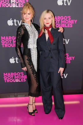 NEW YORK, NEW YORK - APRIL 08: Nicole Kidman & Elle Fanning at Apple s Margo s Got Money Troubles premiere at Regal Union Square on April 08, 2026 in New York City.. Copyright: xAdMediax xMediaPunchx