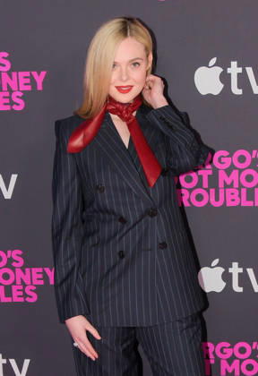 April 8, 2026: New York, New York, USA: ELLE FANNING at Apple s Margo s Got Money Troubles premiere at Regal Union Square in New York. New York USA - ZUMAa123 20260408_zaa_a123_334 Copyright: xAdMediax