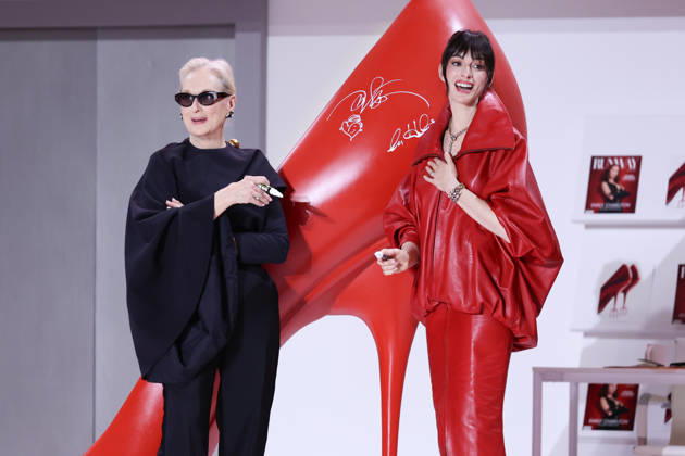 Hollywood stars Anne Hathaway and Meryl Streep in Seoul Hollywood stars Anne Hathaway and Meryl Streep in Seoul Hollywood stars Anne Hathaway (R) and Meryl Streep make their red carpet appearance during a publicity event in Seoul on April 8, 2026, to promote the comedy drama film The Devil Wears Prada 2. (Yonhap) 2026-04-09 15:18:37 < 1980-2026 YONHAPNEWS AGENCY. .> ¼­¿ïÆ¯º°½Ã EDITORIAL USE ONLY  Copyright: xx PYH2026040915420034400 YonhapxNewsx yonphotos251293