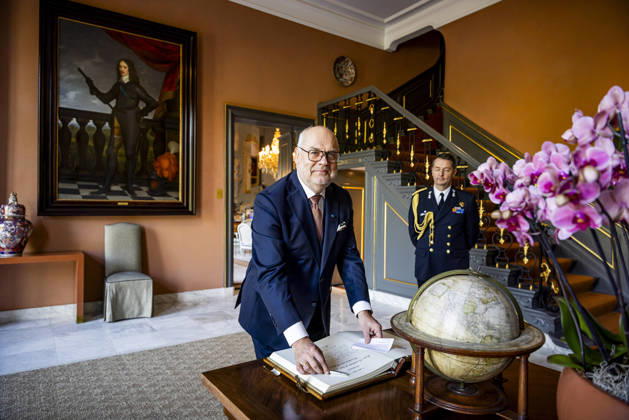 09-04-2026 HtB President Alar Karis of Estonia at palace Huis ten Bosch in The Hague. Â Copyright: xPPEx