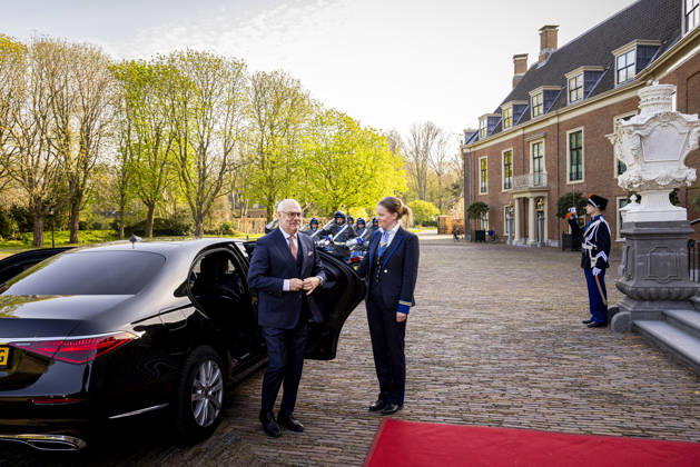 09-04-2026 HtB President Alar Karis of Estonia at palace Huis ten Bosch in The Hague. Â  Copyright: xPPEx