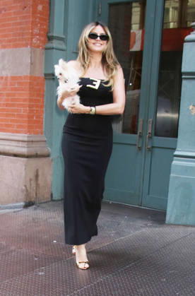 New York April 09, 2026 Heidi Klum out and about for new season of Project Runway 21 in New York. April 00, 2026. Copyright: xRW xMediapunchx