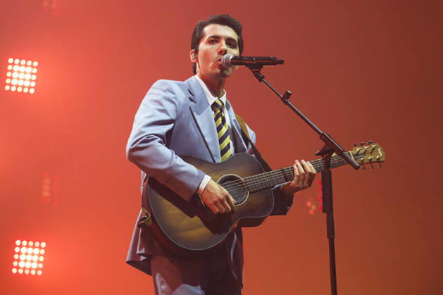 Music Concert - Fulminacci - Palazzacci Tour 2026 Fulminacci - stage name of Filippo Uttinacci - performs live during the concert of Palazzacci Tour 2026 on stage of Palazzo dello Sport on April 09, 2026 in Rome, Italy Rome Palazzo dello Sport Italy Copyright: xRobertoxBettacchix xLiveMediax LPM_2380967