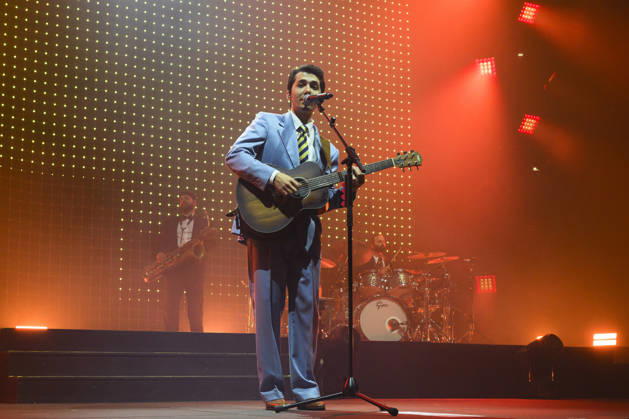 Music Concert - Fulminacci - Palazzacci Tour 2026 Fulminacci - stage name of Filippo Uttinacci - performs live during the concert of Palazzacci Tour 2026 on stage of Palazzo dello Sport on April 09, 2026 in Rome, Italy Rome Palazzo dello Sport Italy Copyright: xRobertoxBettacchix xLiveMediax LPM_2380982