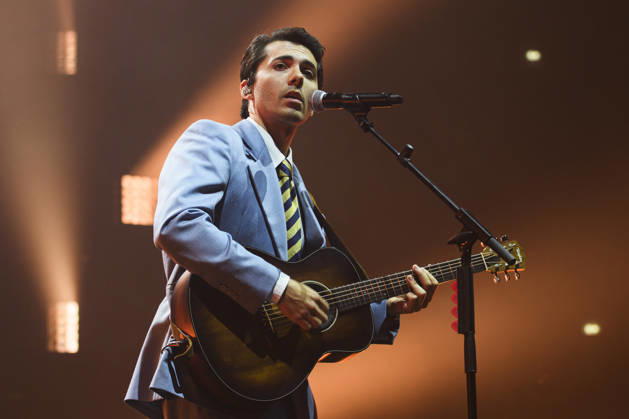 Music Concert - Fulminacci - Palazzacci Tour 2026 Fulminacci - stage name of Filippo Uttinacci - performs live during the concert of Palazzacci Tour 2026 on stage of Palazzo dello Sport on April 09, 2026 in Rome, Italy Rome Palazzo dello Sport Italy Copyright: xRobertoxBettacchix xLiveMediax LPM_2380983