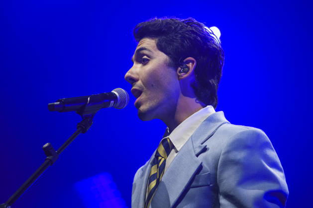 Music Concert - Fulminacci - Palazzacci Tour 2026 Fulminacci - stage name of Filippo Uttinacci - performs live during the concert of Palazzacci Tour 2026 on stage of Palazzo dello Sport on April 09, 2026 in Rome, Italy Rome Palazzo dello Sport Italy Copyright: xRobertoxBettacchix xLiveMediax LPM_2381147