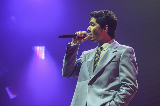 Music Concert - Fulminacci - Palazzacci Tour 2026 Fulminacci - stage name of Filippo Uttinacci - performs live during the concert of Palazzacci Tour 2026 on stage of Palazzo dello Sport on April 09, 2026 in Rome, Italy Rome Palazzo dello Sport Italy Copyright: xRobertoxBettacchix xLiveMediax LPM_2381152