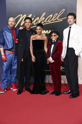 KeiLyn Durrel Jones, Jaafar Jackson, Nia Long, Juliano Krue Valdi and Miles Teller at the premiere of the movie Michael at the Uber Eats Music Hall Berlin, 10 04 2026 Foto:xN.xKubelkax xFuturexImagex michael_6301