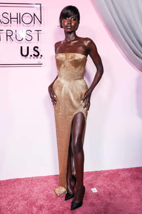Fashion Trust U.S. Awards 2026 LOS ANGELES, CALIFORNIA, USA - APRIL 07: Aweng Chuol wearing Nicholas Oakwell Couture arrives at the Fashion Trust U.S. Awards 2026 In Partnership With Google held at nya studios WEST on April 7, 2026 in Los Angeles, California, United States., Credit:Chad Salvador Avalon United States, California, Los Angeles, nya studios WEST Copyright: xChadxSalvadorx xAvalonx 1089976161