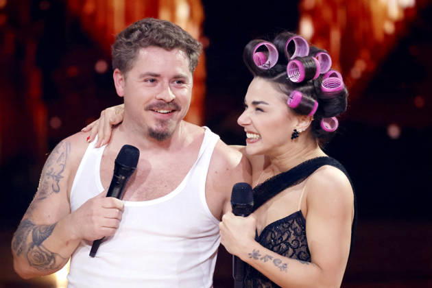 Drummer Gustav Schäfer Tokio Hotel and professional dancer Anastasia Maruster at the fifth dance show of the 19th season of the RTL dance show Lets Dance at the Coloneum Cologne, 10 04 2026 NRW Germany Copyright: xChristophxHardtx