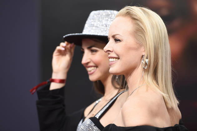 Ekaterina Leonova and Isabel Edvardsson at the premiere of the movie Michael in the Uber Eats Music Hall Berlin, 10 04 2026 Foto:xC.xNiehausx xFuturexImagex michael_6373