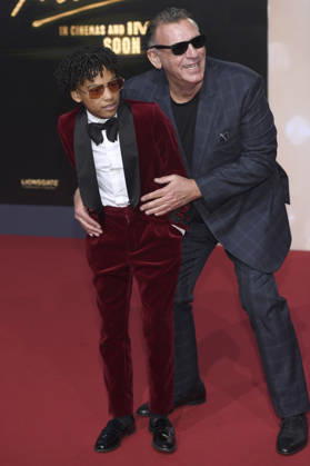 Juliano Krue Valdi and Graham King at the premiere of the movie Michael in the Uber Eats Music Hall Berlin, 10 04 2026 Foto:xC.xNiehausx xFuturexImagex michael_6432