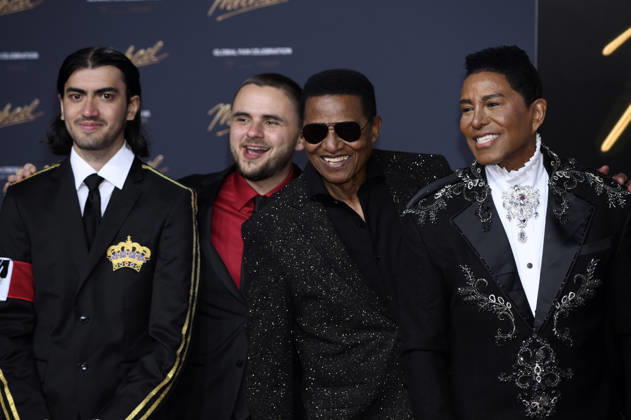 Bigi Jackson, Prince Jackson, Jackie Jackson and Jermaine Jackson at the premiere of the movie Michael in the Uber Eats Music Hall Berlin, 10 04 2026 Foto:xC.xNiehausx xFuturexImagex michael_6446