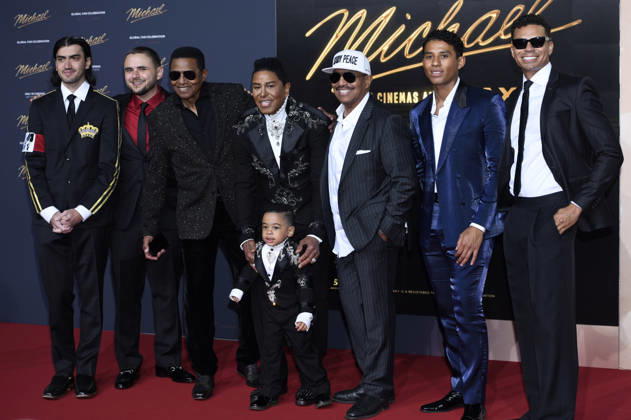 Bigi Jackson, Prince Jackson, Jackie Jackson, Jermaine Jackson, guest, Marlon Jackson, Jermajesty Jackson and Randy Jackson Jr at the premiere of the movie Michael at the Uber Eats Music Hall Berlin, 10 04 2026 Foto:xC.xNiehausx xFuturexImagex michael_6448