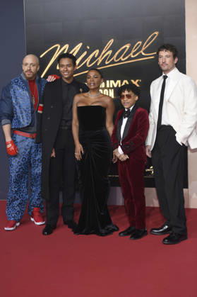 KeiLyn Durrel Jones, Jaafar Jackson, Nia Long, Juliano Krue Valdi and Miles Teller at the premiere of the movie Michael at the Uber Eats Music Hall Berlin, 10 04 2026 Foto:xC.xNiehausx xFuturexImagex michael_6449