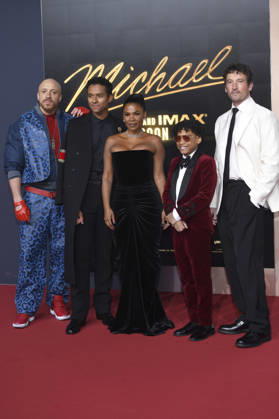 KeiLyn Durrel Jones, Jaafar Jackson, Nia Long, Juliano Krue Valdi and Miles Teller at the premiere of the movie Michael at the Uber Eats Music Hall Berlin, 10 04 2026 Foto:xC.xNiehausx xFuturexImagex michael_6450