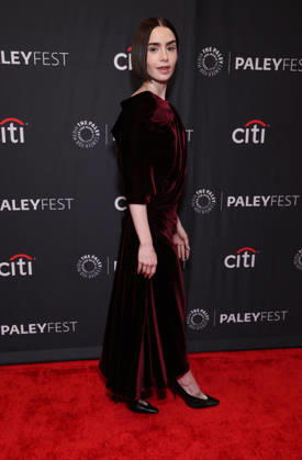 2026 PaleyFest LA - Emily in Paris Lily Collins , At 2026 PaleyFest LA - Netflix s Emily in Paris At The Dolby Theatre In Hollywood CA, USA on April 10 , 2026. Photo by Fati S ABACAPRESS.COM Hollywood CA United States Copyright: xFatixSadou ABACAPRESS.COMx