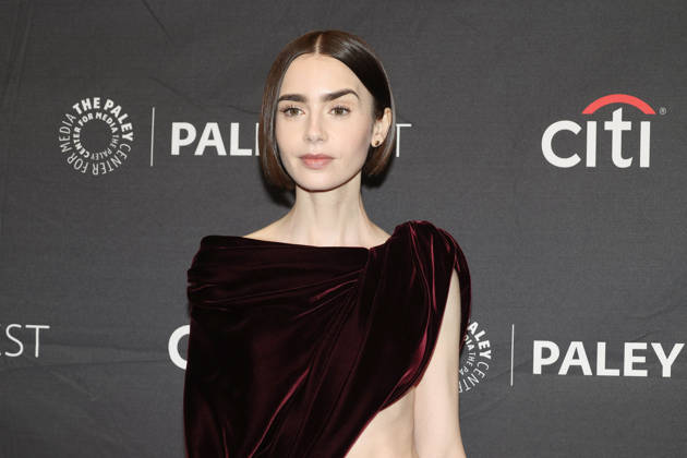 April 10, 2026, Los Angeles, California, USA: Lily Collins at the Netflix Emily in Paris event during PaleyFest LA at Dolby Theatre Los Angeles USA - ZUMAg107 20260410_zep_g107_044 Copyright: xNinaxPrommerx