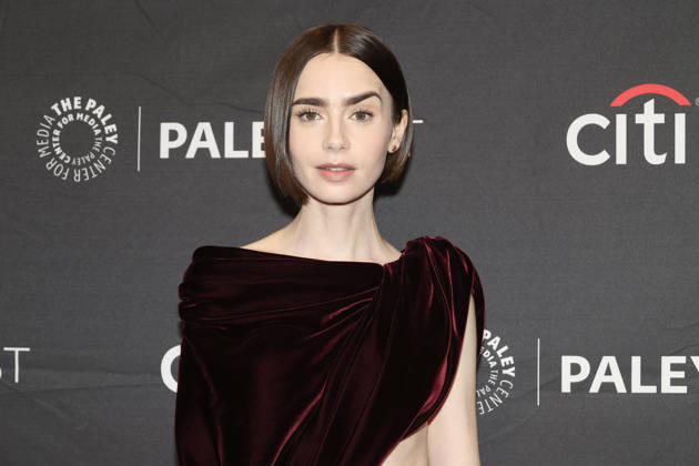 April 10, 2026, Los Angeles, California, USA: Lily Collins at the Netflix Emily in Paris event during PaleyFest LA at Dolby Theatre Los Angeles USA - ZUMAg107 20260410_zep_g107_045 Copyright: xNinaxPrommerx