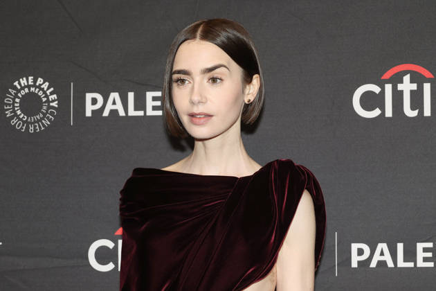 April 10, 2026, Los Angeles, California, USA: Lily Collins at the Netflix Emily in Paris event during PaleyFest LA at Dolby Theatre Los Angeles USA - ZUMAg107 20260410_zep_g107_047 Copyright: xNinaxPrommerx