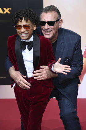 Juliano Krue Valdi and Graham King at the premiere of the movie Michael in the Uber Eats Music Hall Berlin, 10 04 2026 Foto:xN.xKubelkax xFuturexImagex michael_6679
