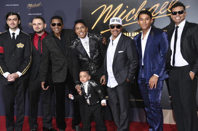 Bigi Jackson, Prince Jackson, Jackie Jackson, Jermaine Jackson, guest, Marlon Jackson, Jermajesty Jackson and Randy Jackson Jr at the premiere of the movie Michael at the Uber Eats Music Hall Berlin, 10 04 2026 Foto:xN.xKubelkax xFuturexImagex michael_6704