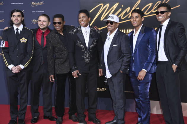 Bigi Jackson, Prince Jackson, Jackie Jackson, Jermaine Jackson, Marlon Jackson, Jermajesty Jackson and Randy Jackson Jr at the premiere of the movie Michael at the Uber Eats Music Hall Berlin, 10 04 2026 Foto:xN.xKubelkax xFuturexImagex michael_6705