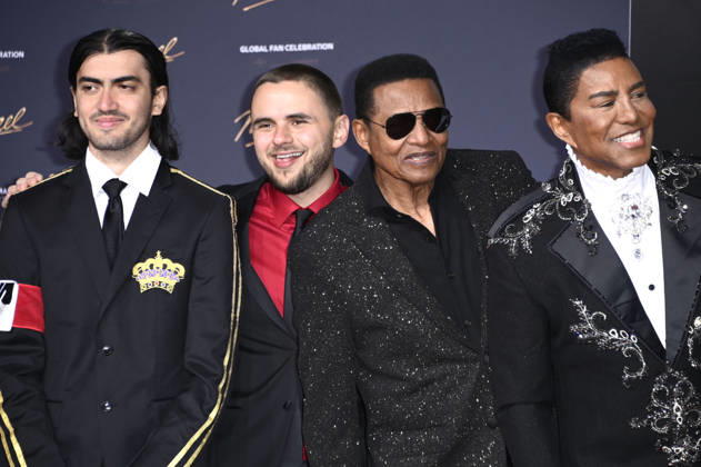 Bigi Jackson, Prince Jackson, Jackie Jackson and Jermaine Jackson at the premiere of the movie Michael in the Uber Eats Music Hall Berlin, 10 04 2026 Foto:xN.xKubelkax xFuturexImagex michael_6707