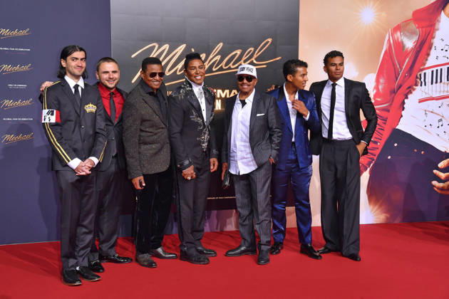 Bigi Jackson, Prince Jackson, Jackie Jackson, Jermaine Jackson, Marlon Jackson and guests at the international premiere as part of the Global Fan Celebration for MICHAEL in Berlin on 10 04 2026