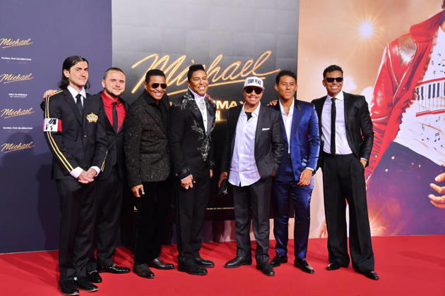 Bigi Jackson, Prince Jackson, Jackie Jackson, Jermaine Jackson, Marlon Jackson and guests at the international premiere as part of the Global Fan Celebration for MICHAEL in Berlin on 10 04 2026