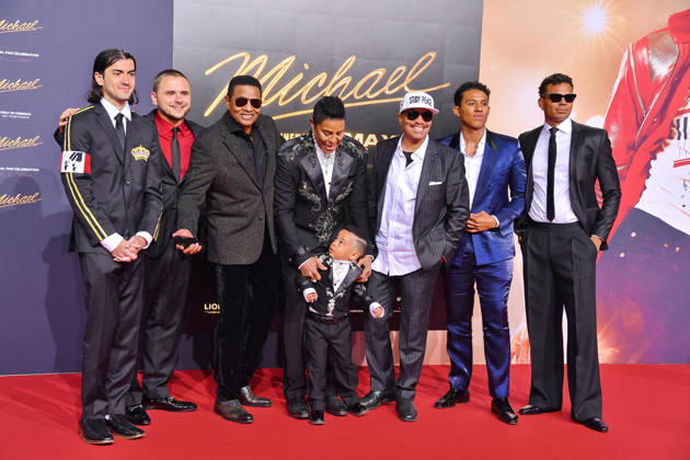 Bigi Jackson, Prince Jackson, Jackie Jackson, Jermaine Jackson, Marlon Jackson and guests at the international premiere as part of the Global Fan Celebration for MICHAEL in Berlin on 10 04 2026